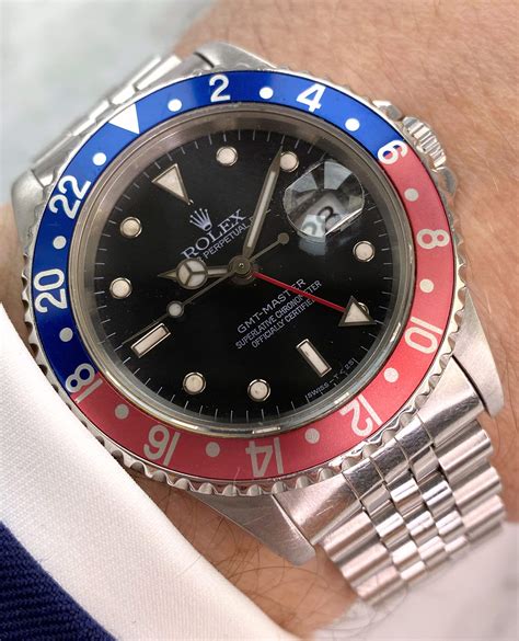 rolex gmt master 1 blue|rolex gmt master used.